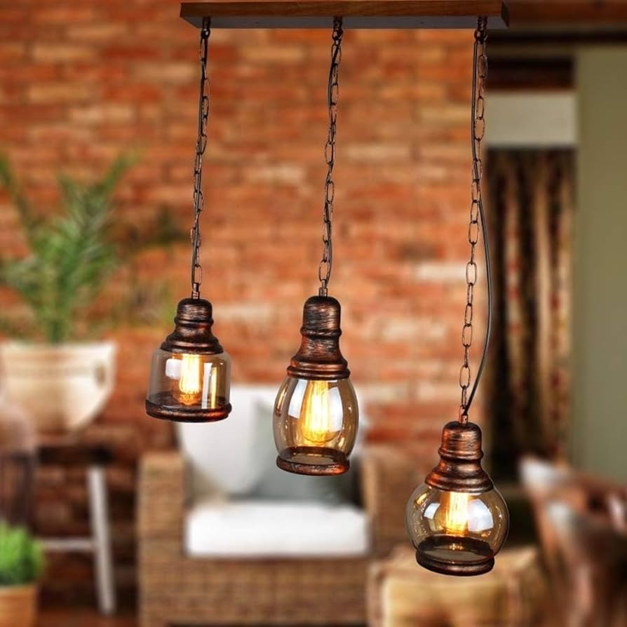 CeilingChandeliers , Pendant Light Fixture Retro Style